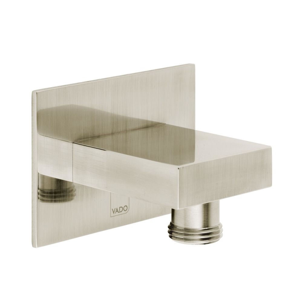 Cutout image of Vado Individual Brushed Nickel Square Wall Outlet